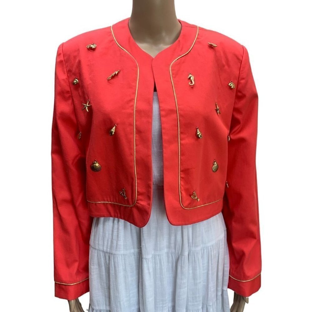 Brett Harrison Sea Charms Novelty Blazer 10